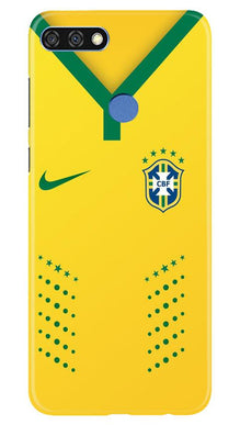 Brazil Mobile Back Case for Huawei 7C  (Design - 176)