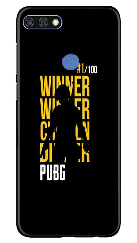 Pubg Winner Winner Case for Huawei 7C  (Design - 177)