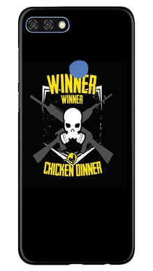 Winner Winner Chicken Dinner Mobile Back Case for Huawei 7C  (Design - 178)