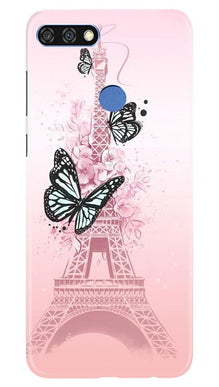 Eiffel Tower Mobile Back Case for Huawei 7C (Design - 211)