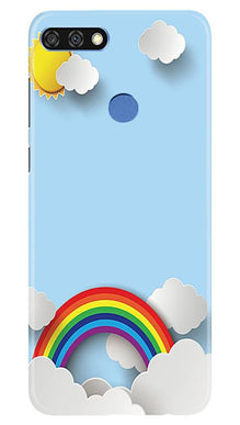 Rainbow Mobile Back Case for Huawei 7C (Design - 225)