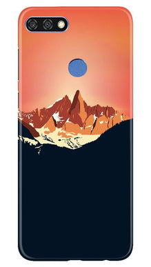 Mountains Mobile Back Case for Huawei 7C (Design - 227)