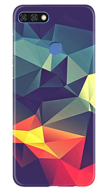 Modern Art Mobile Back Case for Huawei 7C (Design - 232)