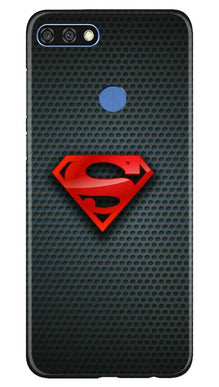 Superman Mobile Back Case for Huawei 7C (Design - 247)