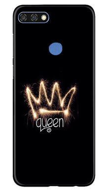 Queen Mobile Back Case for Huawei 7C (Design - 270)