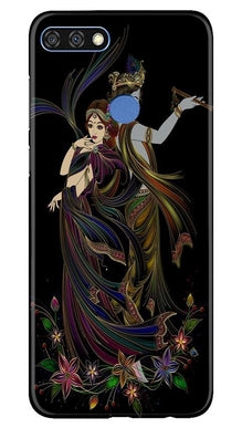 Radha Krishna Mobile Back Case for Huawei 7C (Design - 290)