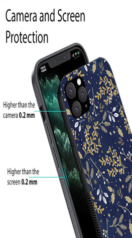 Floral Pattern  Metal Mobile Case for iPhone 11 Pro Max