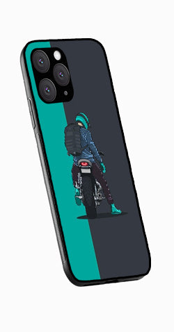 Bike Lover Metal Mobile Case for iPhone 13 Pro Max  (Design No -05)