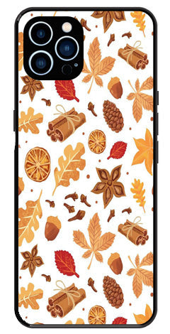 Autumn Leaf Metal Mobile Case for iPhone 14 Pro Max