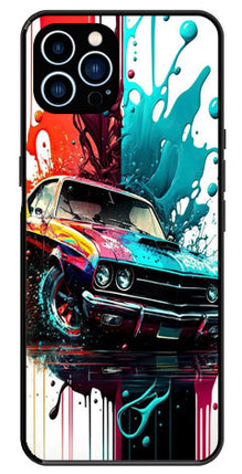 Vintage Car Metal Mobile Case for iPhone 13 Pro Max