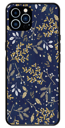 Floral Pattern  Metal Mobile Case for iPhone 13 Pro Max