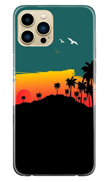 Sky Trees Mobile Back Case for iPhone 13 Pro (Design - 191)