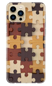 Puzzle Pattern Mobile Back Case for iPhone 13 Pro (Design - 217)