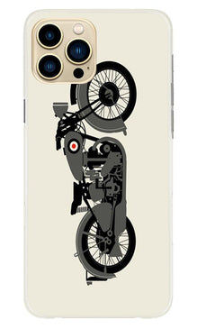 MotorCycle Mobile Back Case for iPhone 13 Pro (Design - 259)