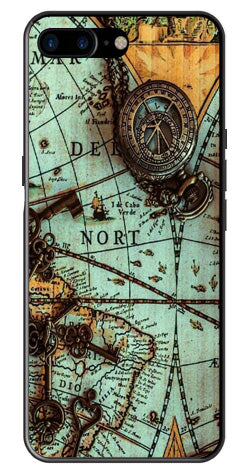 Map Design Metal Mobile Case for iPhone 7 Plus