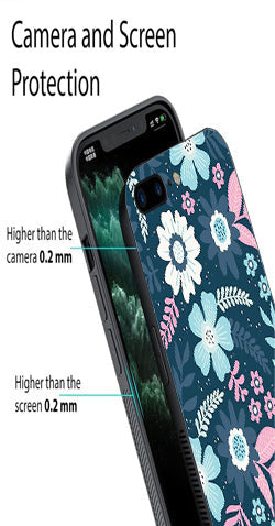 Flower Leaves Design Metal Mobile Case for iPhone 7 Plus