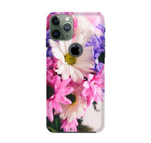 Coloful Daisy Mobile Back Case for iPhone 11 Pro Max logo cut (Design - 73)