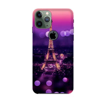 Eiffel Tower Mobile Back Case for iPhone 11 Pro Max logo cut (Design - 86)