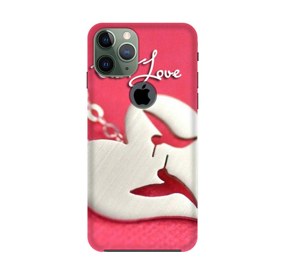 Just love Case for iPhone 11 Pro Max logo cut