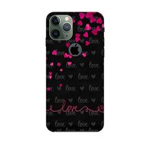 Love in Air Mobile Back Case for iPhone 11 Pro Max logo cut (Design - 89)