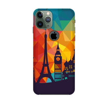 Eiffel Tower2 Mobile Back Case for iPhone 11 Pro Max logo cut (Design - 91)