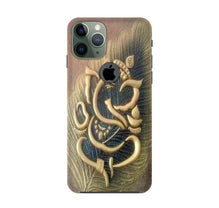 Lord Ganesha Mobile Back Case for iPhone 11 Pro Max logo cut (Design - 100)