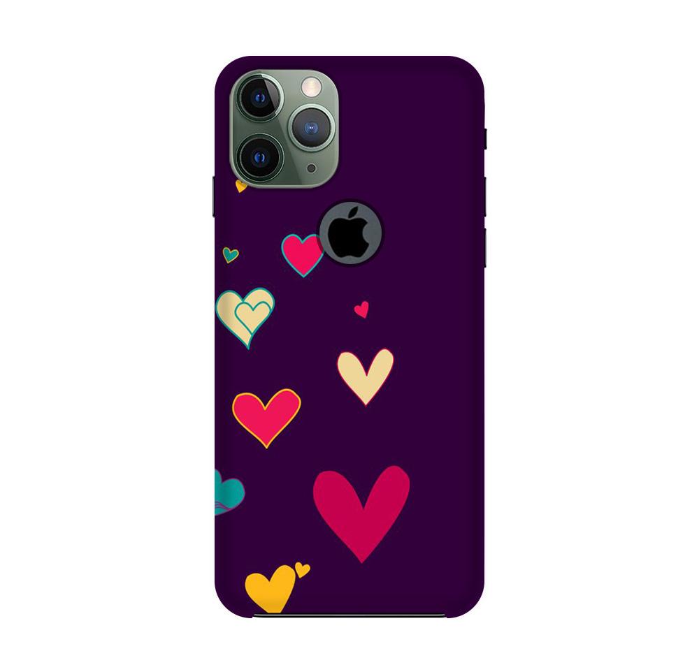 Purple Background Case for iPhone 11 Pro Max logo cut(Design - 107)