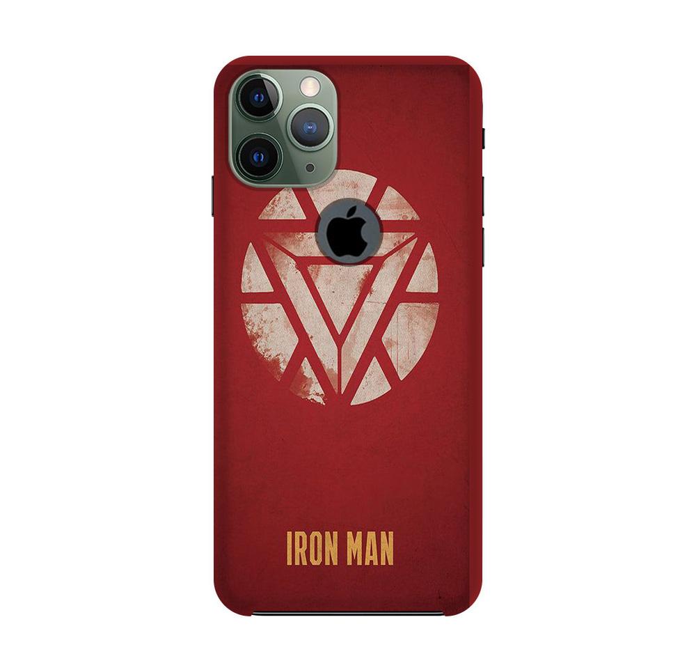 Iron Man Superhero Case for iPhone 11 Pro Max logo cut(Design - 115)