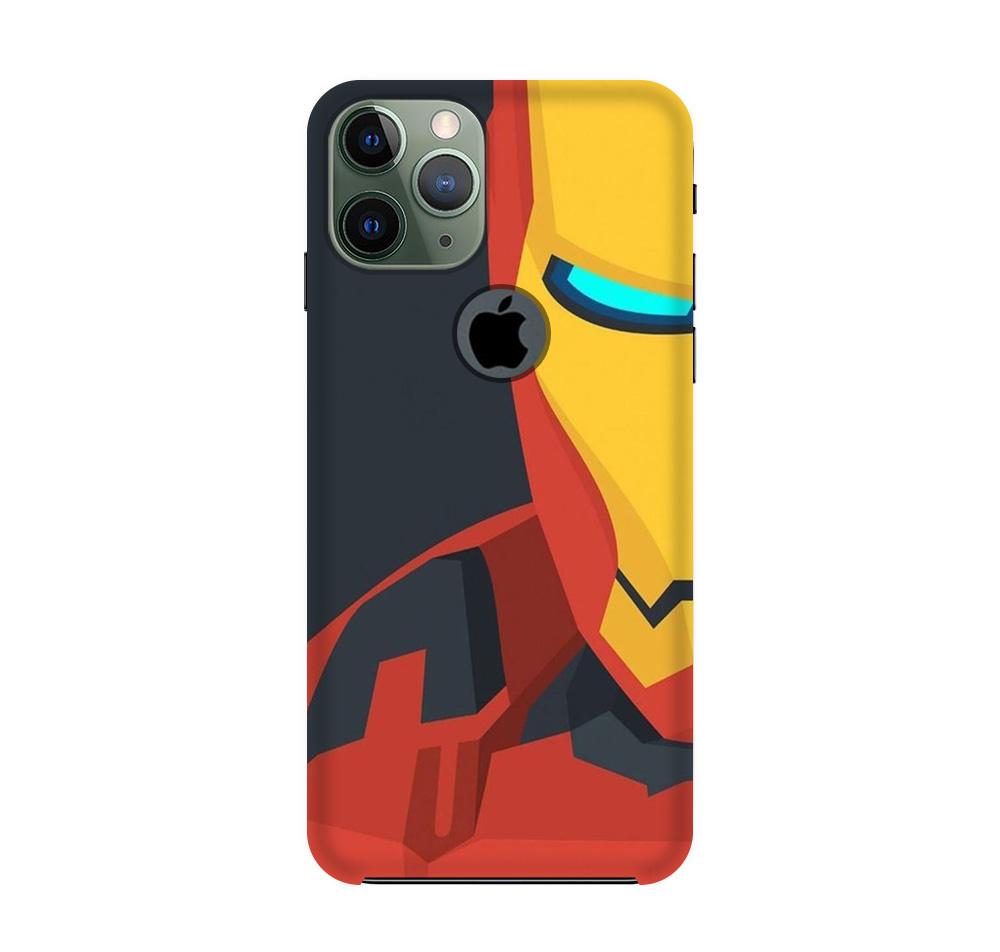 Iron Man Superhero Case for iPhone 11 Pro Max logo cut(Design - 120)