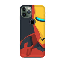 Iron Man Superhero Mobile Back Case for iPhone 11 Pro Max logo cut  (Design - 120)