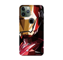 Iron Man Superhero Mobile Back Case for iPhone 11 Pro Max logo cut  (Design - 122)