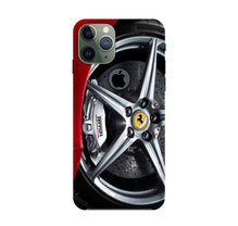 Ferari  Mobile Back Case for iPhone 11 Pro Max logo cut  (Design - 133)