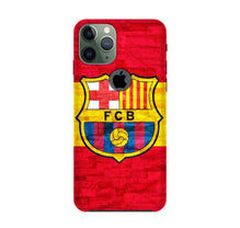 FCB Football Mobile Back Case for iPhone 11 Pro Max logo cut  (Design - 174)