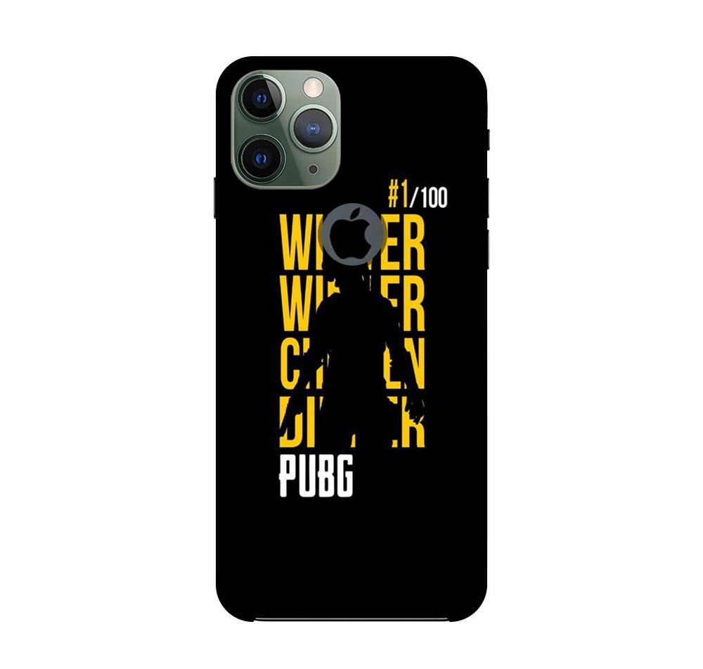 Pubg Winner Winner Case for iPhone 11 Pro Max logo cut(Design - 177)