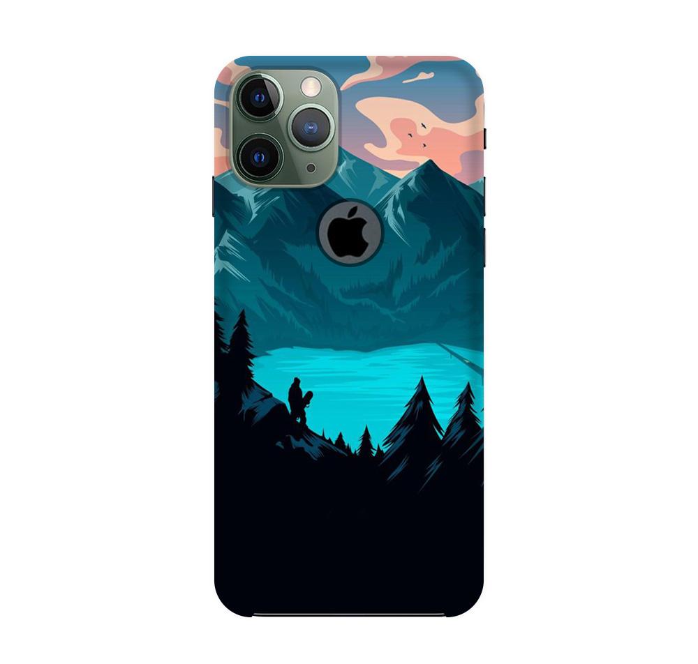 Mountains Case for iPhone 11 Pro Max logo cut (Design - 186)