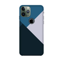 Blue Shades Mobile Back Case for iPhone 11 Pro Max logo cut (Design - 188)