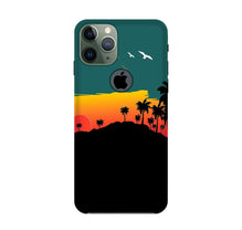 Sky Trees Mobile Back Case for iPhone 11 Pro Max logo cut (Design - 191)