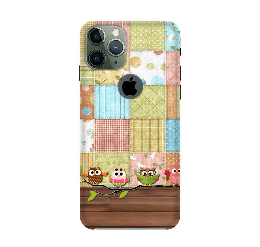 Owls Case for iPhone 11 Pro Max logo cut (Design - 202)