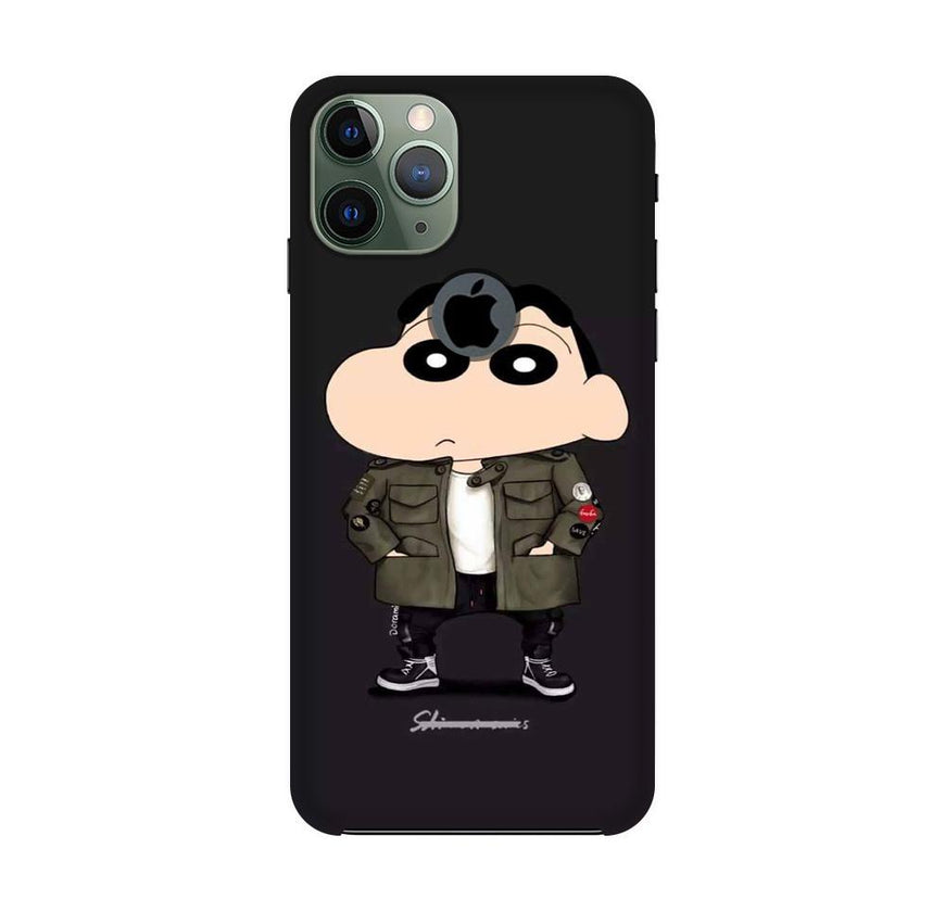 Shin Chan Mobile Back Case for iPhone 11 Pro Logo Cut  (Design - 391)