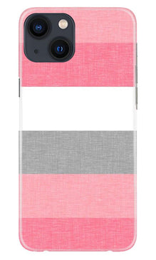 Pink white pattern Mobile Back Case for iPhone 13 (Design - 55)