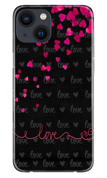 Love in Air Mobile Back Case for iPhone 13 (Design - 89)