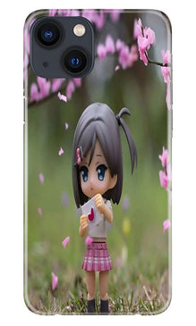 Cute Girl Mobile Back Case for iPhone 13 Mini (Design - 92)