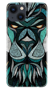 Lion Mobile Back Case for iPhone 13 (Design - 97)