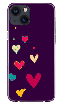 Purple Background Mobile Back Case for iPhone 13  (Design - 107)