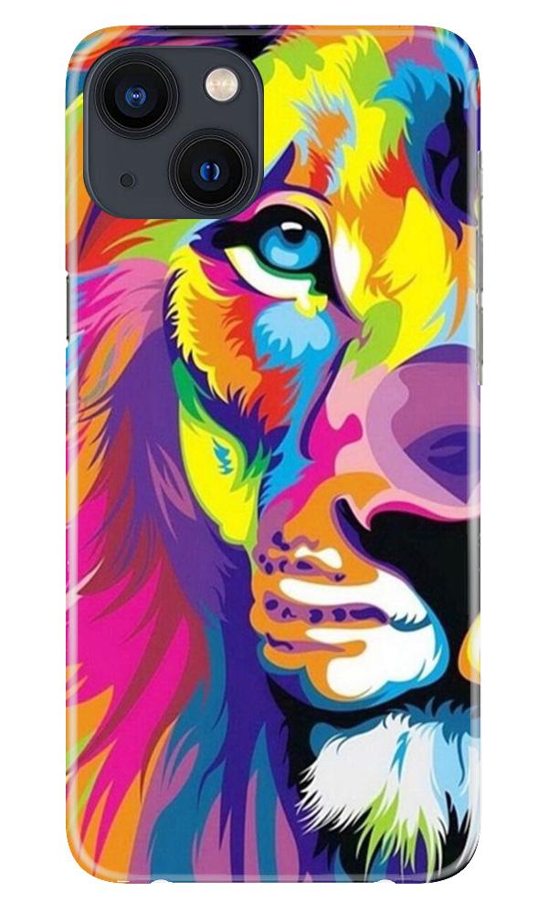 Colorful Lion Case for iPhone 13  (Design - 110)