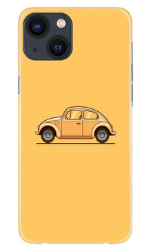 Vintage Car Mobile Back Case for iPhone 13 (Design - 262)