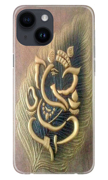 Lord Ganesha Mobile Back Case for iPhone 14 (Design - 100)