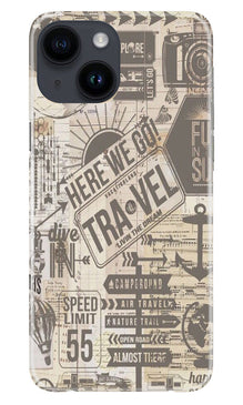 Travel Mobile Back Case for iPhone 14  (Design - 104)