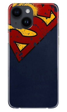 Superman Superhero Mobile Back Case for iPhone 14  (Design - 125)