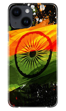 Indian Flag Mobile Back Case for iPhone 14  (Design - 137)
